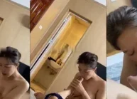 Chị máy bay tình cảm yêu chiều liếm từ chân đến đít
