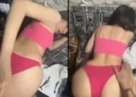 Doggy em người yêu mông to trên ghế
