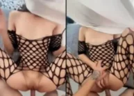 Đụ em rau với bộ đồ lưới cực ngon