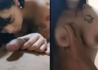 Em gái xăm trổ vú to lồn múp