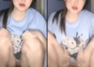 Em gái xinh tự nhún với cu giả