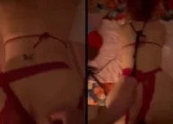 Em người yêu đồ đỏ dâm đãng mông to