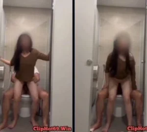 Em nhúng trong wc công cộng mà rên như ở nhà